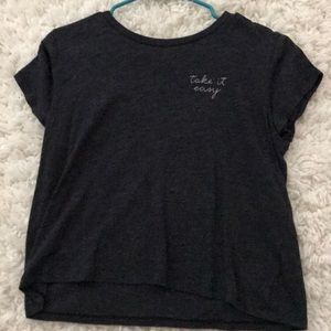 Dark grey Abercrombie and fitch T-shirt
